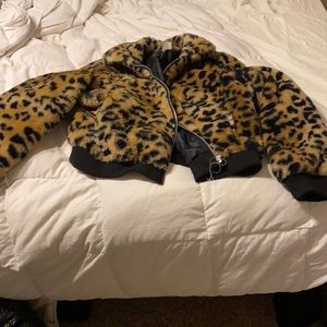 Womens leopard print jacket